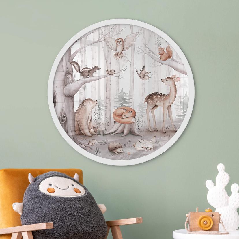 Poster Kvilis - Cute Forest Animals