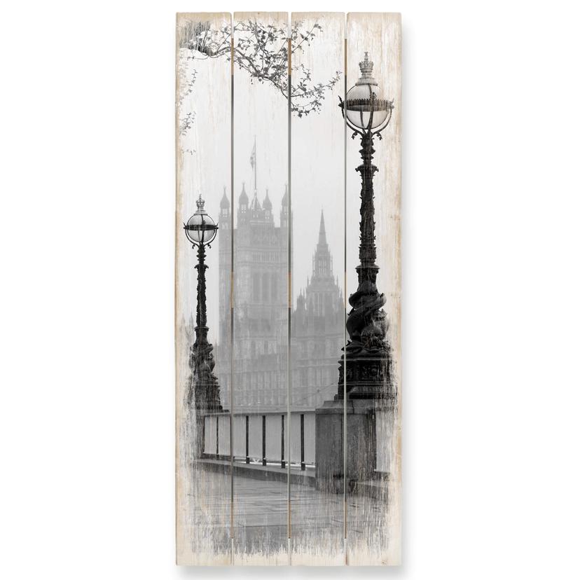 Cuadro de madera Palacio de Westminster - Panorama