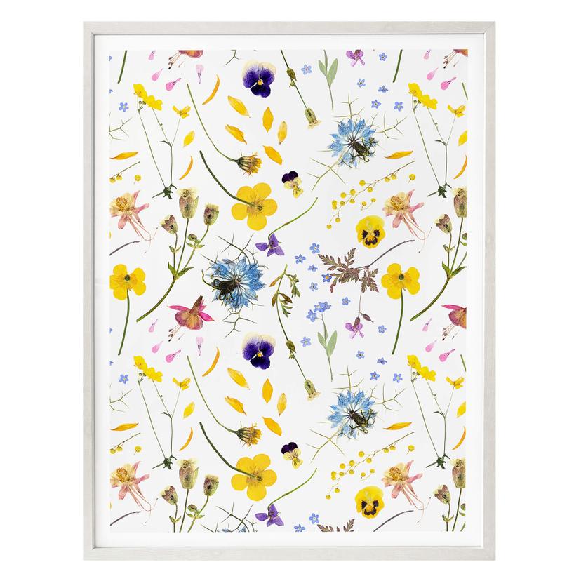 Póster Diseños ONU - Flores secas