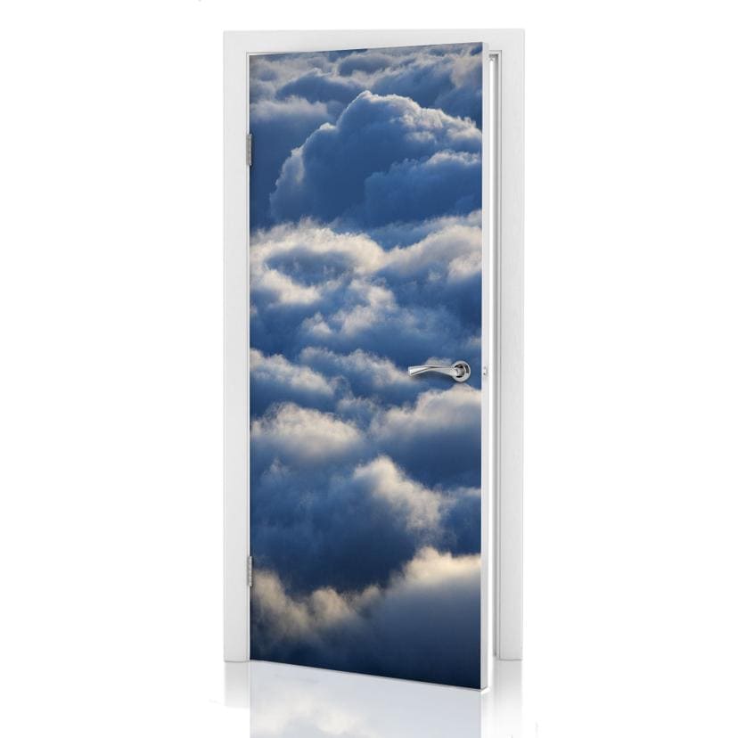 Puerta de diseño azul cielo 91x200 cm