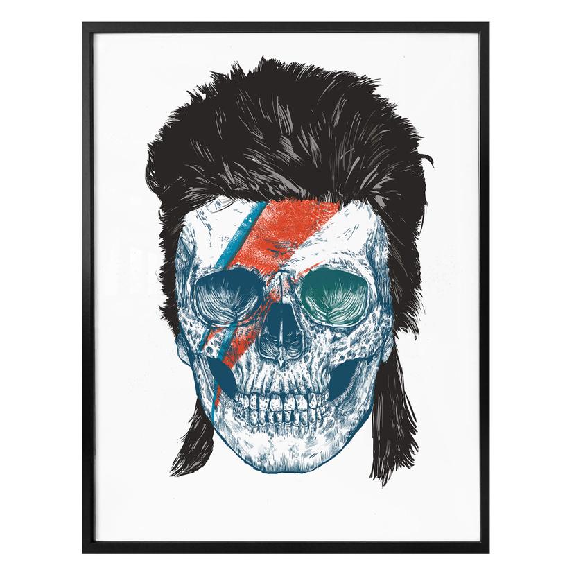 Poster Solti - Crâne de David Bowie