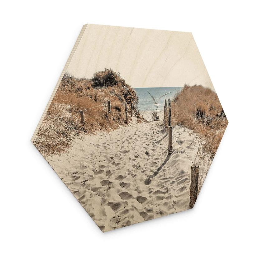 Hexagone - Bois L'attente de la plage