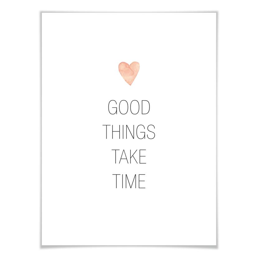 Poster Confetti & Cream - Bra saker tar tid