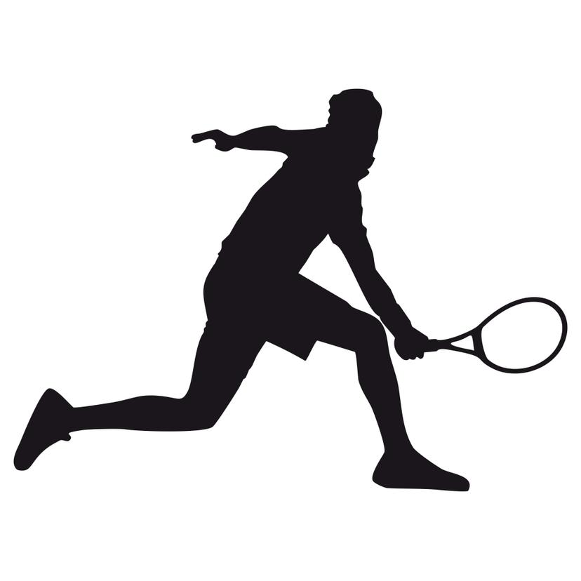 Adesivo murale - Tennis 02
