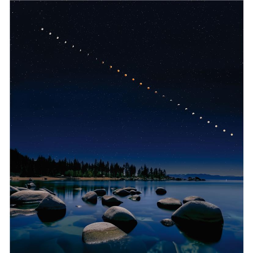 Fotomurale Zhu - Fasi lunari 240x260 cm