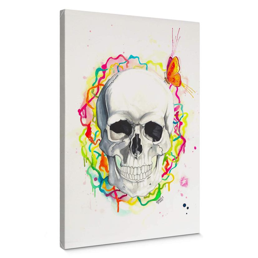Lienzo Buttafly - Calavera