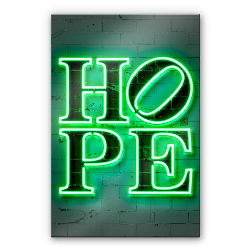 Tableau en verre acrylique Mielu - Hope