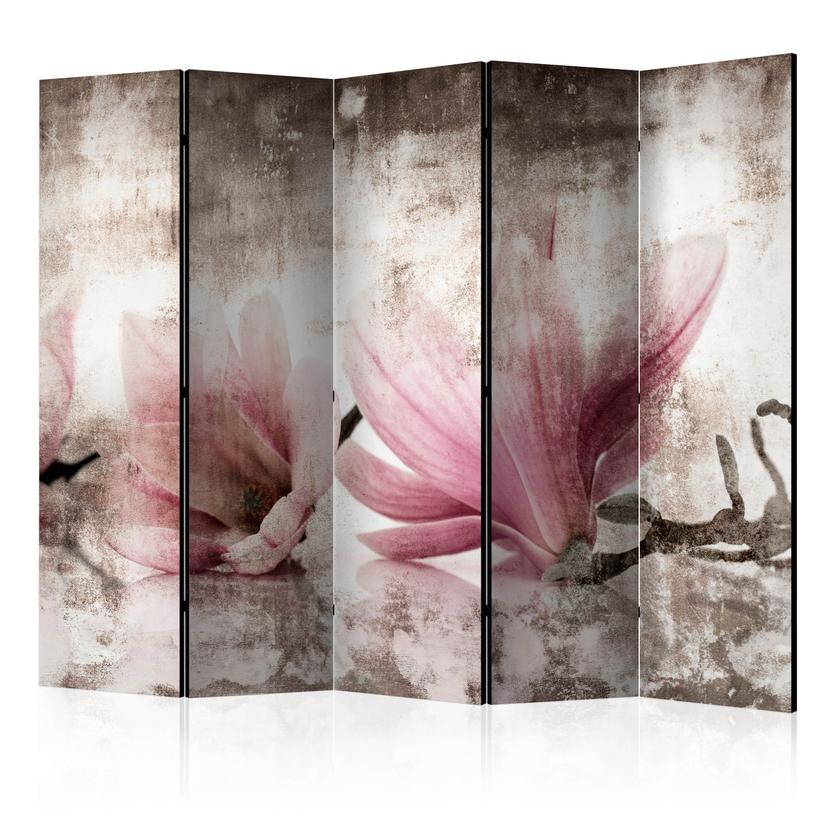 Divisorio per sala - Magnolie invecchiate, 3 pezzi