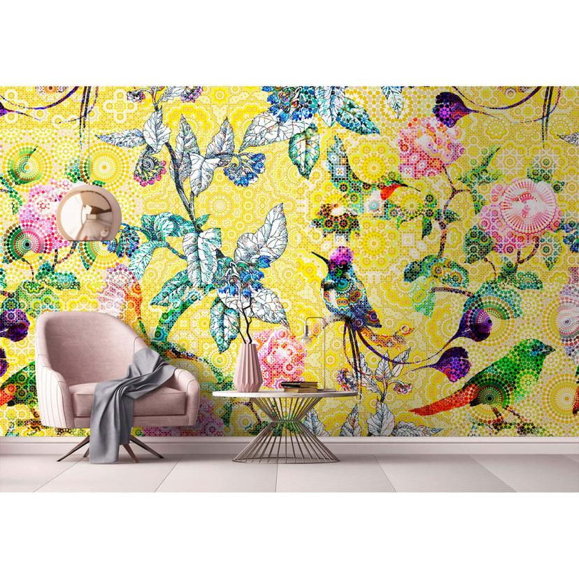 Livingwalls Fototapet Walls by Patel Exotic Mosaic1