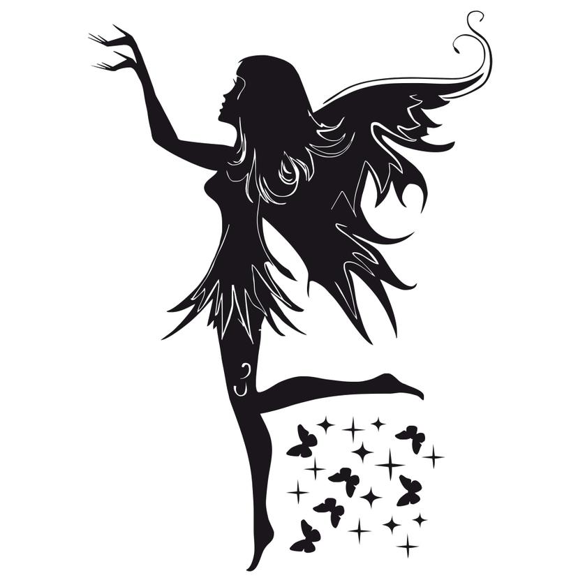 Adesivo murale - Fata magica