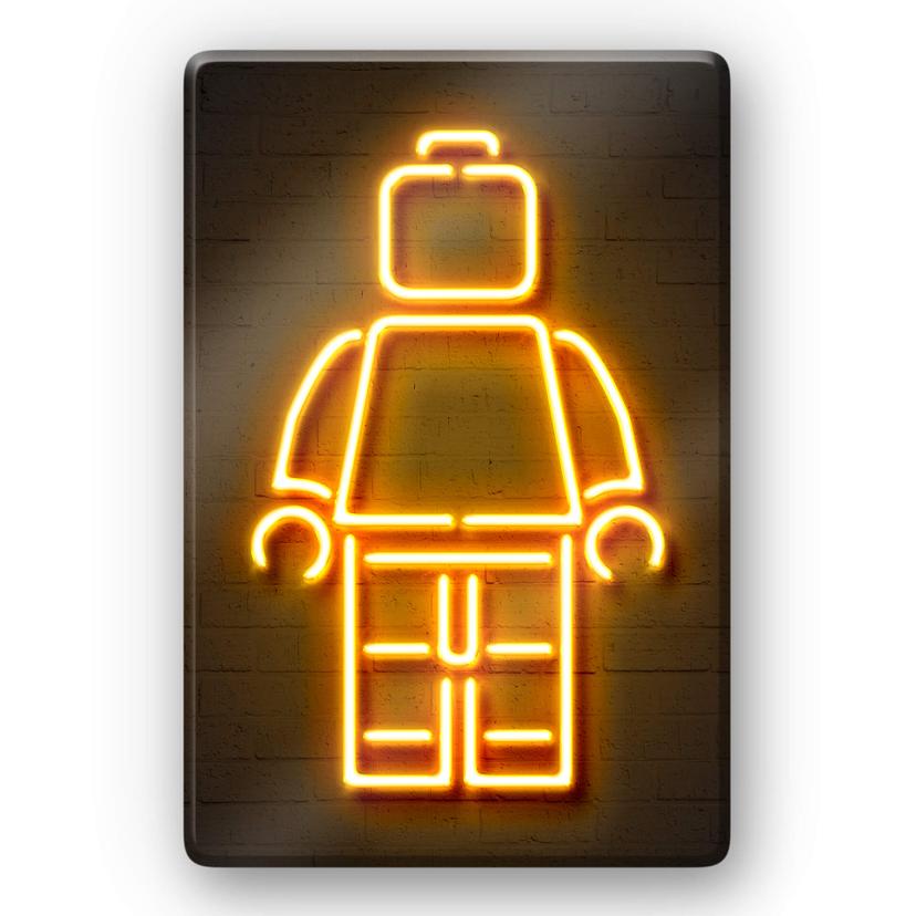 Glasschilderij Mielu - Minifigure