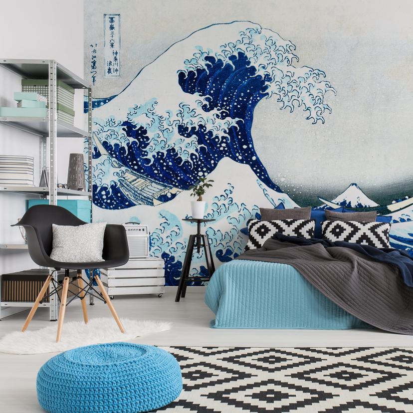 Fototapet - Hokusai - Den store bølge