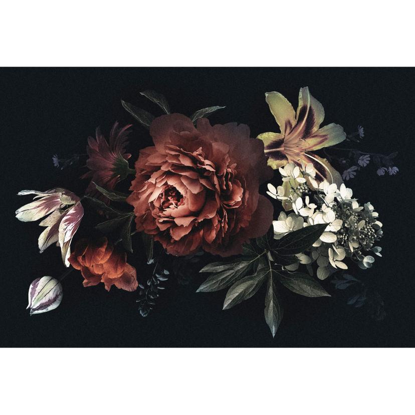 Papier peint photo Bouquet de fleurs rouge