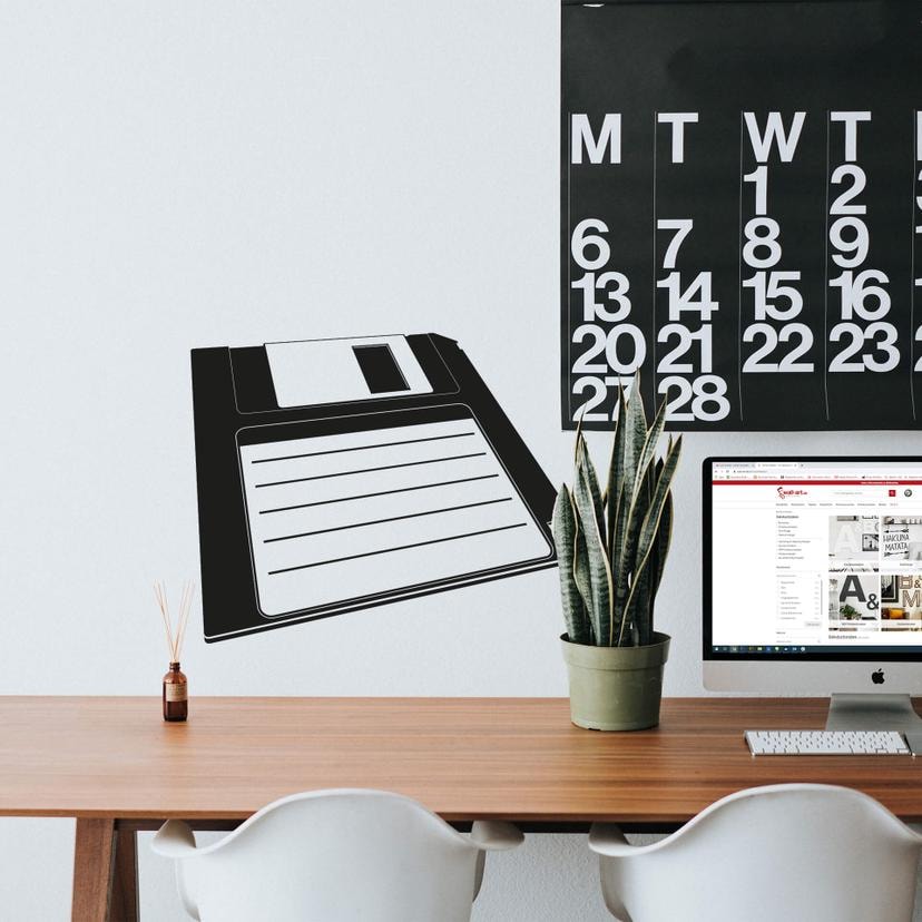 Floppy disk 3.5 wallsticker