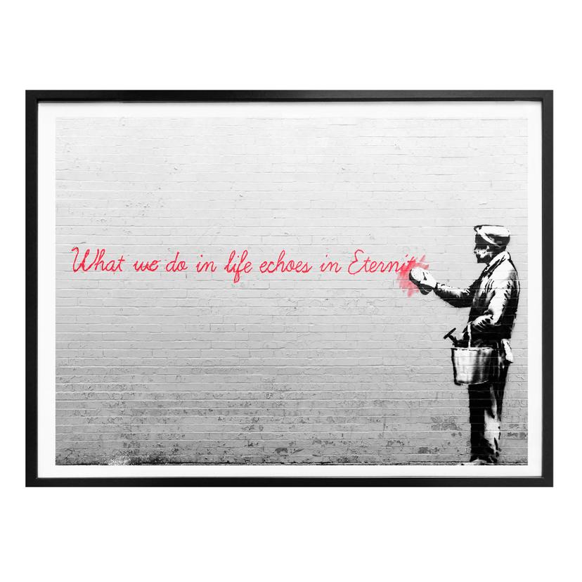 Póster Banksy - Ecos en la eternidad