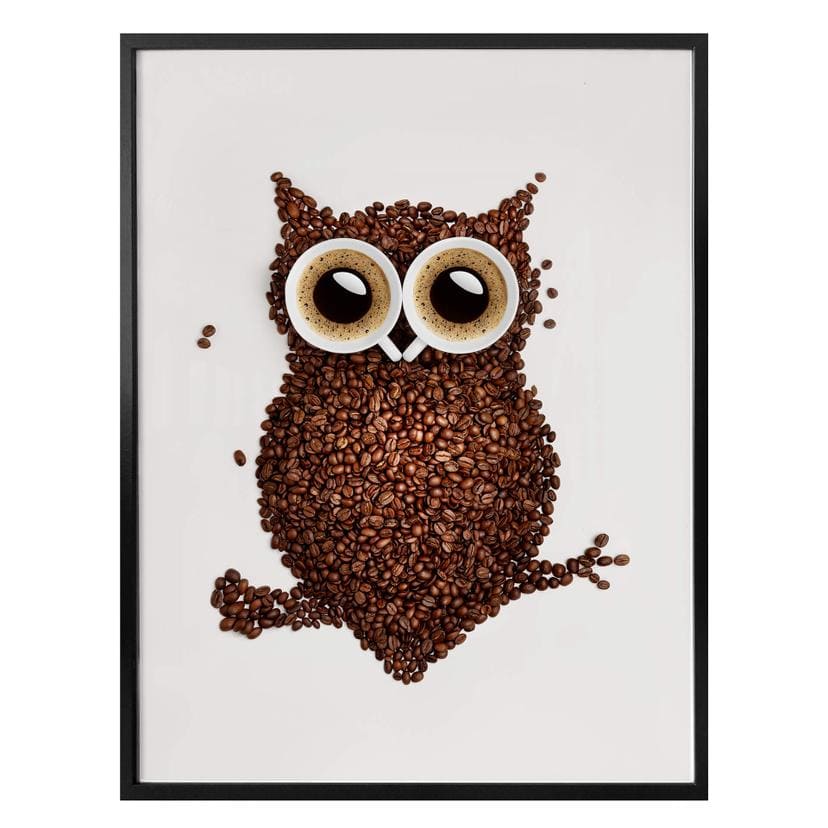 Poster - Hibou  café