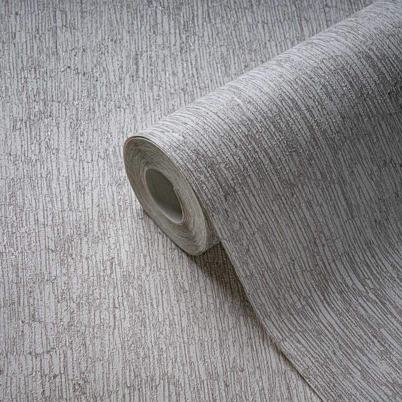 Elegante papel pintado con textura marfil - no tejido para una elegancia sencilla