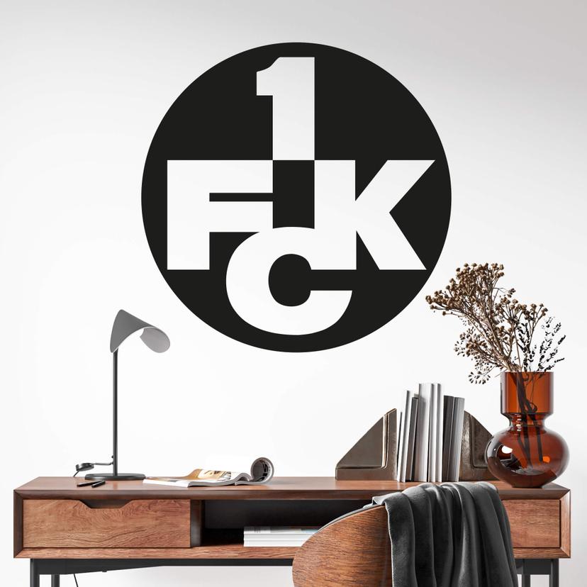 Wandtattoo 1.FC Kaiserslautern Logo einfarbig