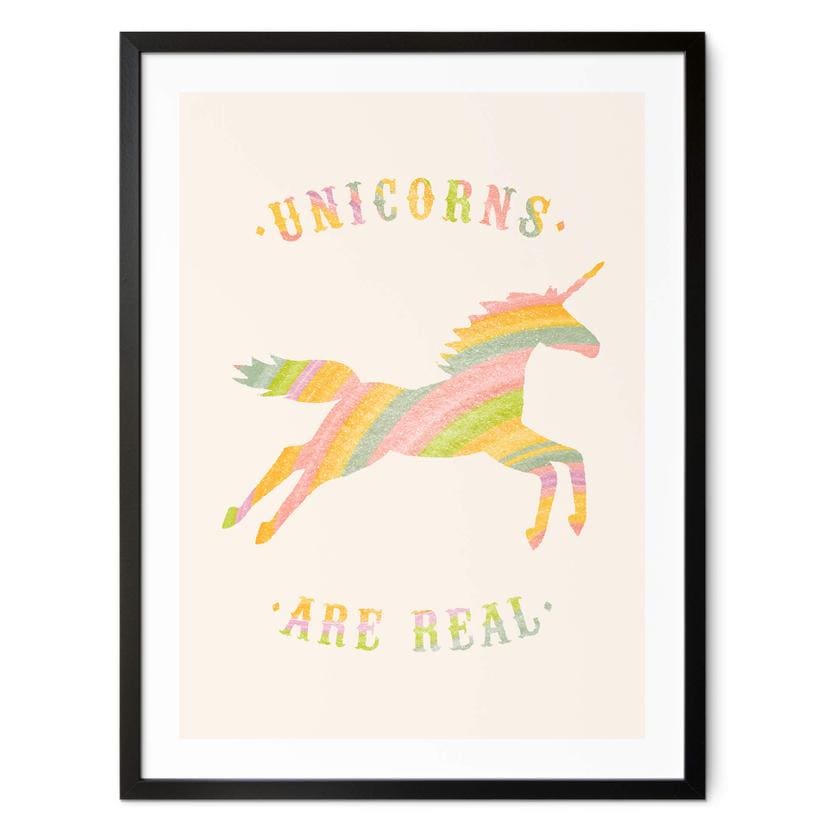 Plakat Bodart - Unicorns are Real