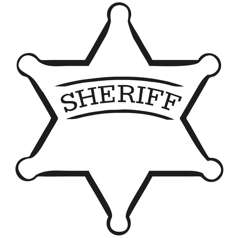 Sticker mural - Étoile de Shérif