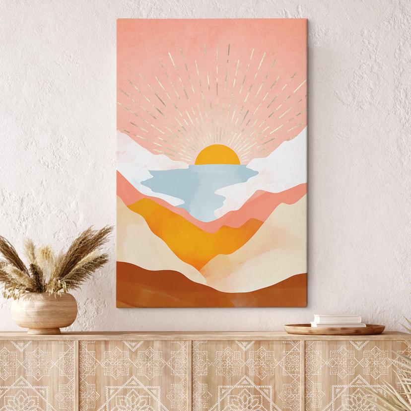 Canvastavla SpaceFrog Designs - Sommardag