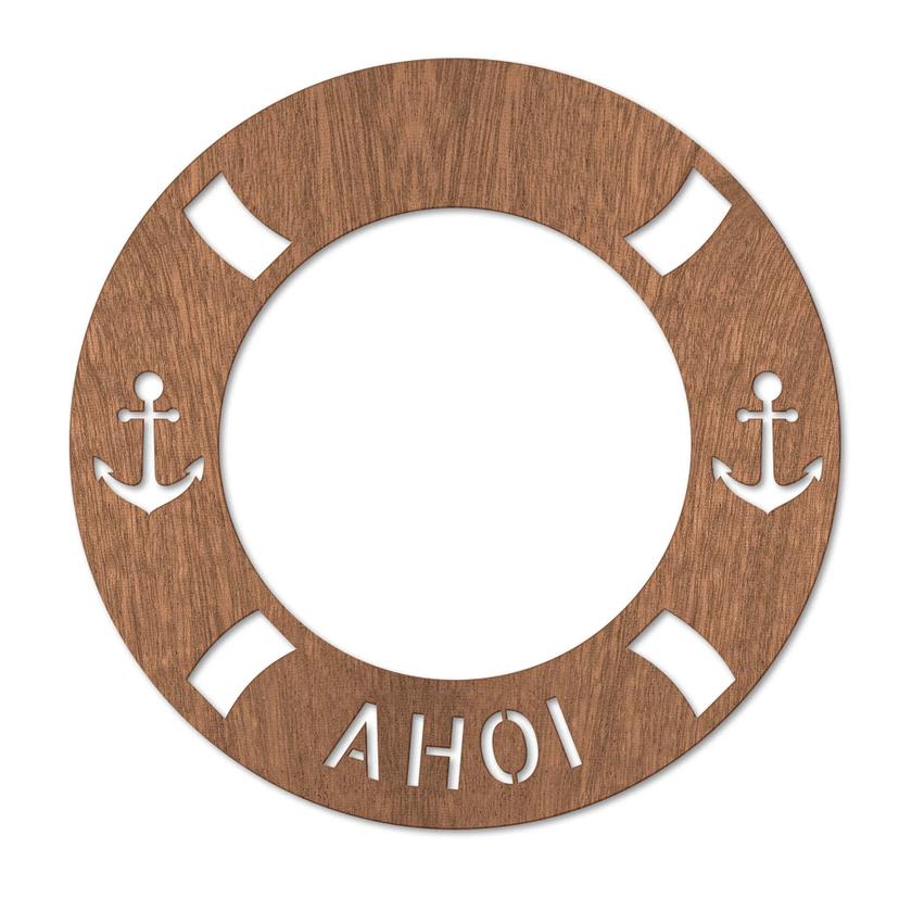 Decoro in legnoi - Ahoi salvagente