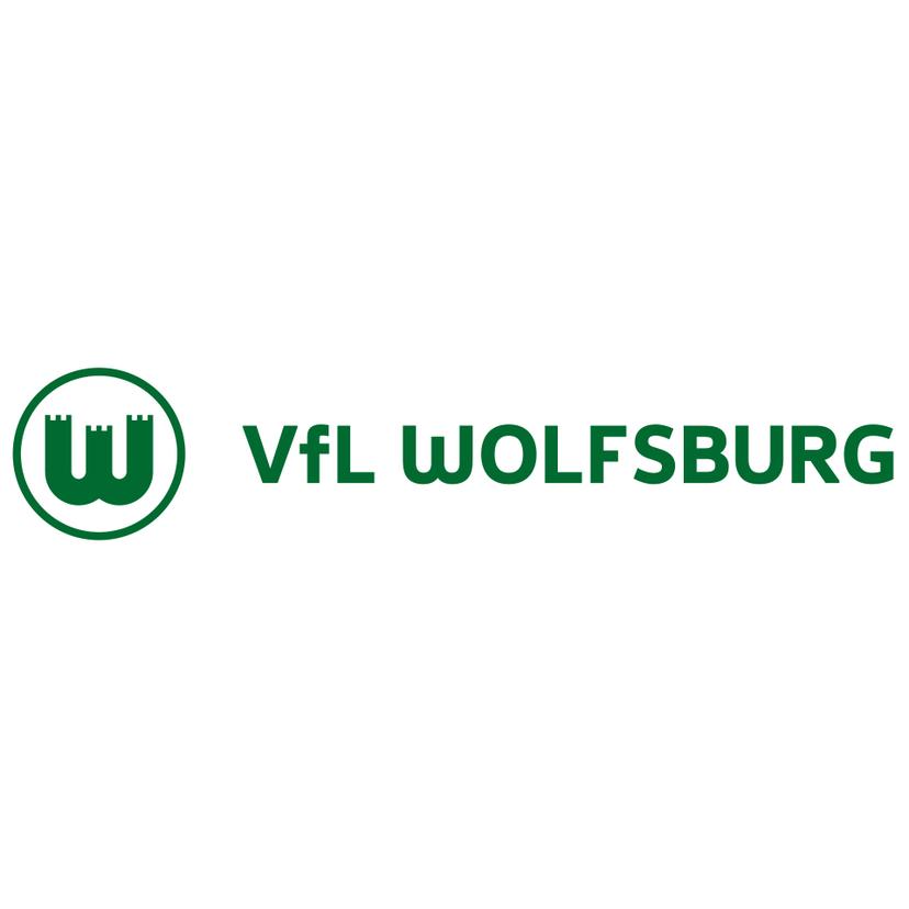 Wandtattoo VfL Wolfsburg Logo Schriftzug Horizontal