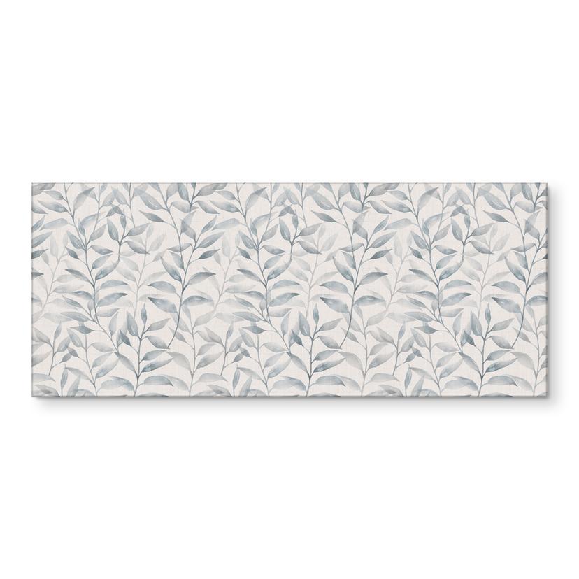 Rivestimento cucina Delicate foglie acquerellate - Grigio tenue - Estensibile - Bloomery Decor