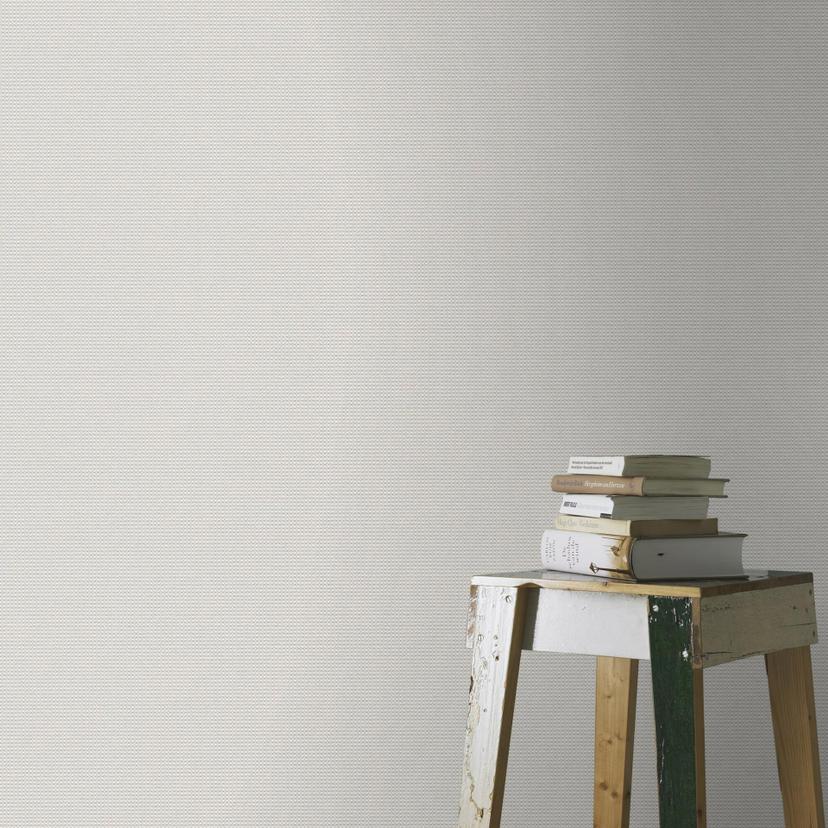 Almindeligt tapet, tekstureret non-woven tapet Bauhaus hvid