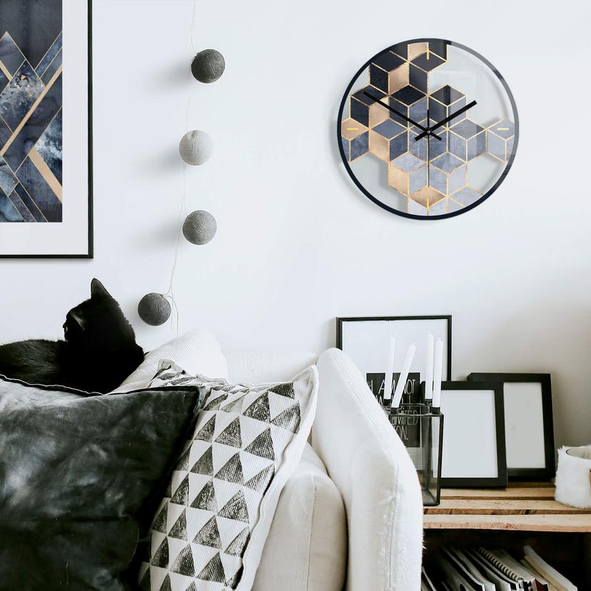 Orologio in vetro Fredriksson - Geometrie