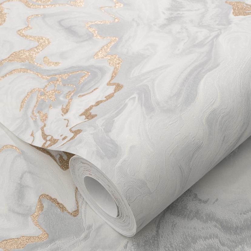 Papel pintado Tela sin tejer MYSTIC SPELL Elle Decoration 4, gris claro