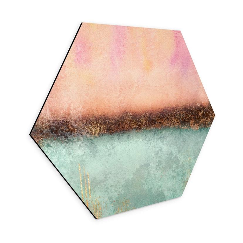 Hexagone - alu-Dibond Couleurs d'été
