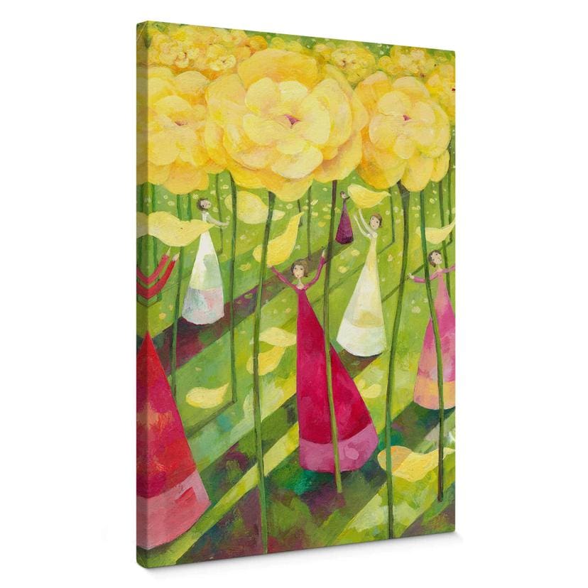Tableau sur toile Blanz - Champ de fleurs