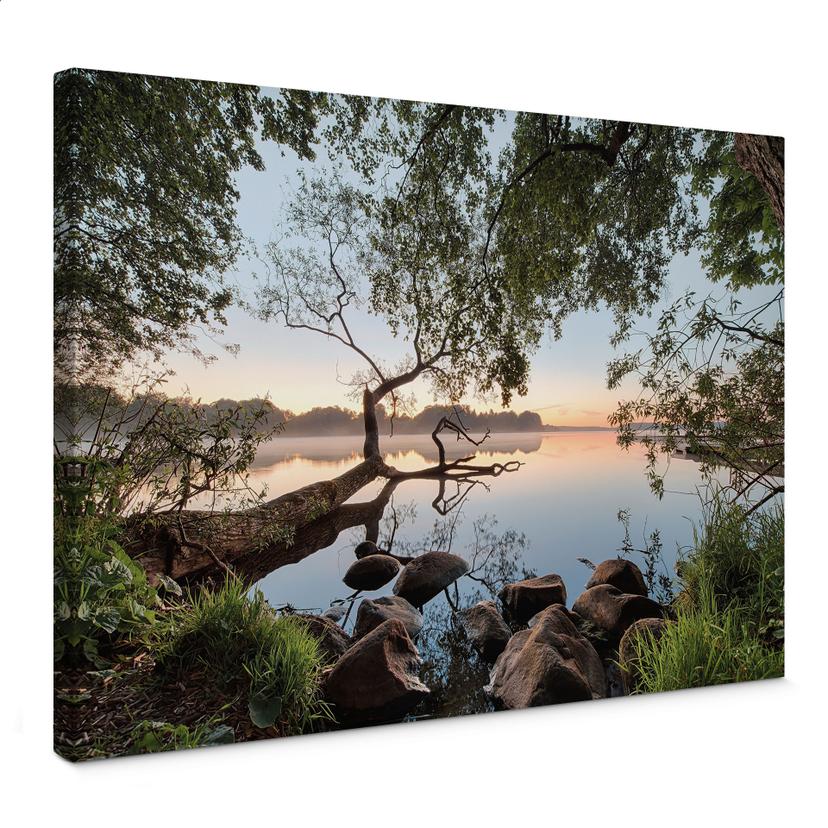 Canvas  Udsigt over søen - Keller