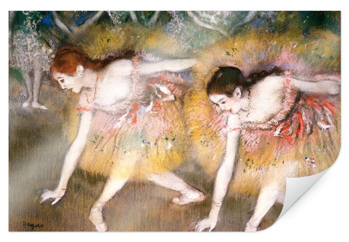 Poster Degas - Sich verbeugende Ballerinen