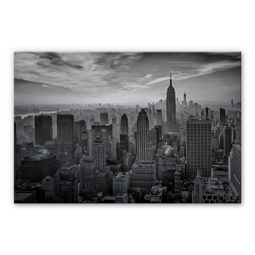 Alu-dibond zilver - Schilbe - Gotham