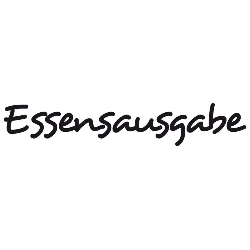 Wandtattoo Essensausgabe