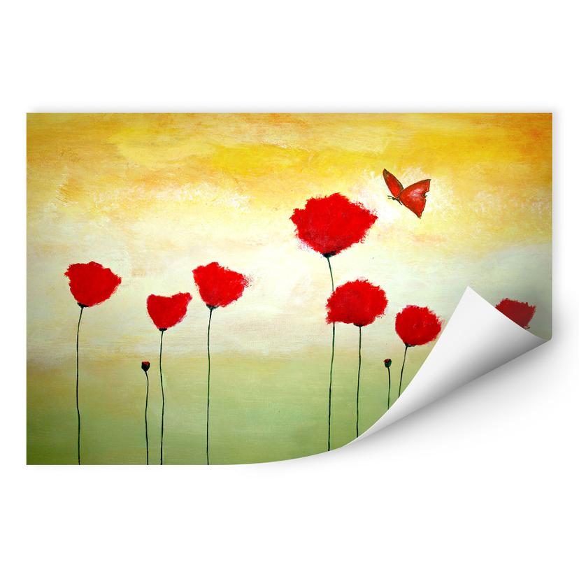 Muurprints Melz - Kleine Vlinder