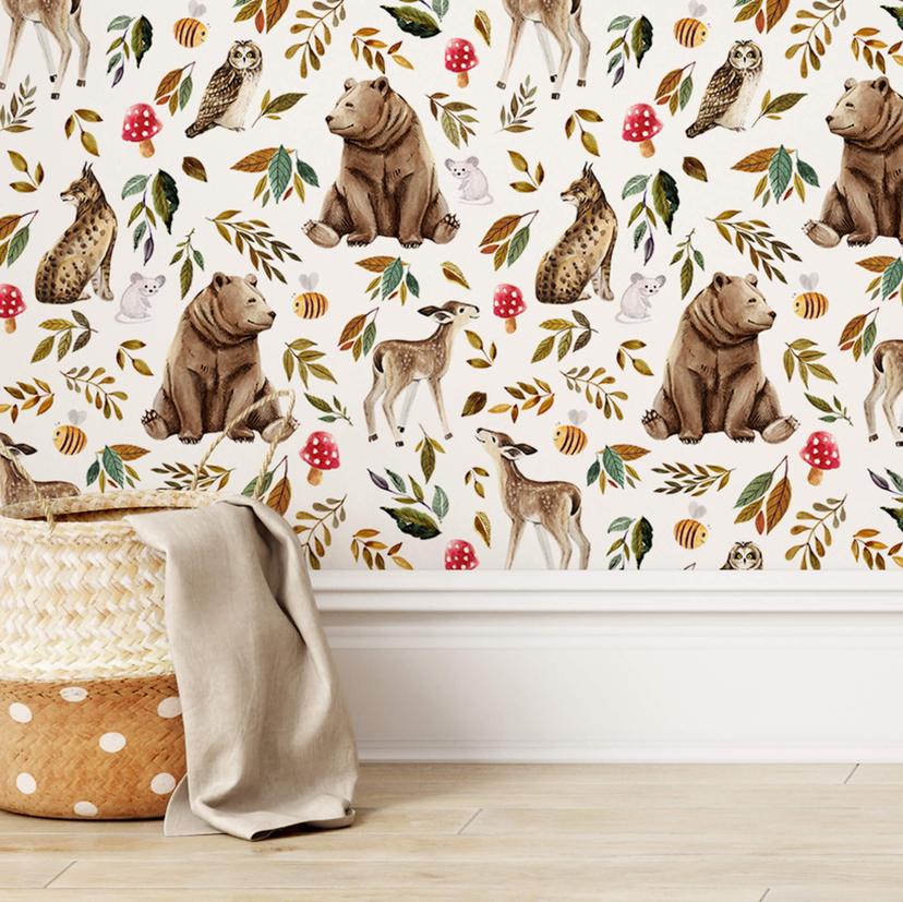 Carta da parati a motivi UN Designs - Foresta