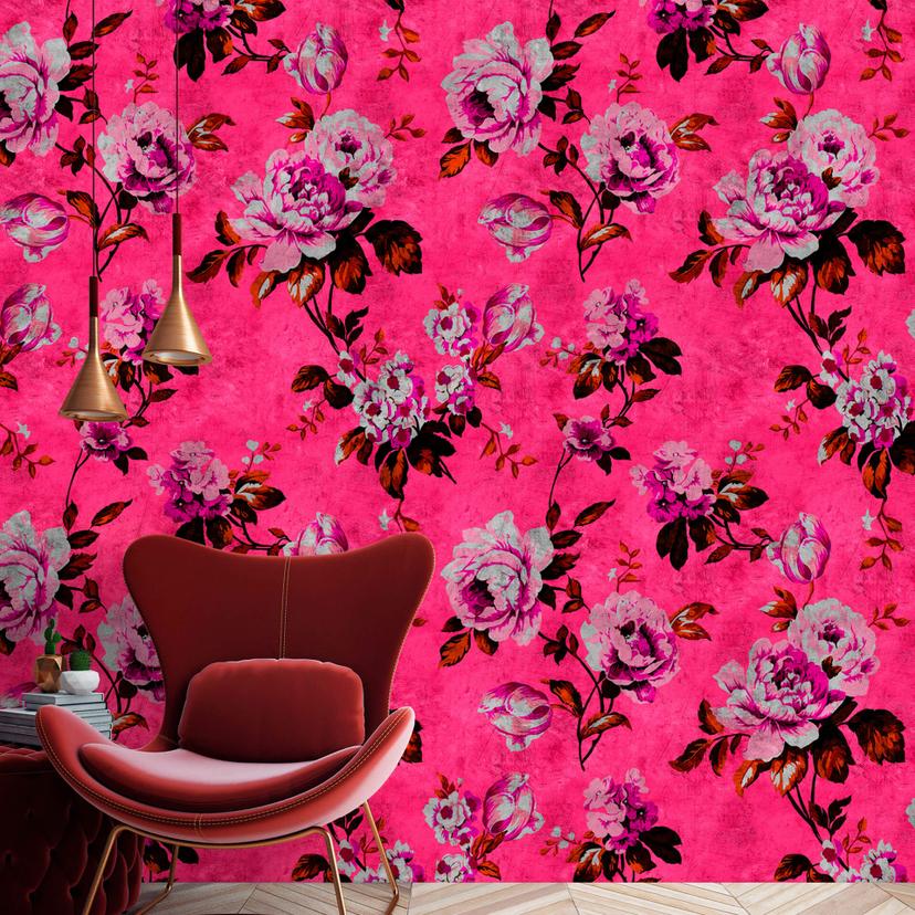 Livingwalls Fototapet Walls by Patel 2 wild roses 3