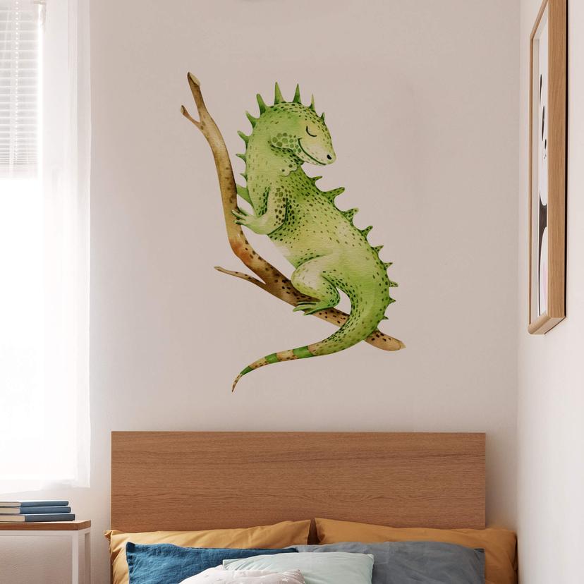 Adesivo murale Kvilis - Iguana