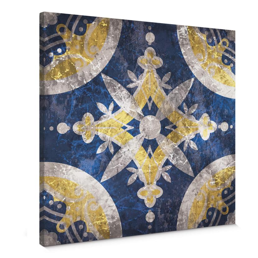 Lienzo Mosaico Oriental - Cuadrado
