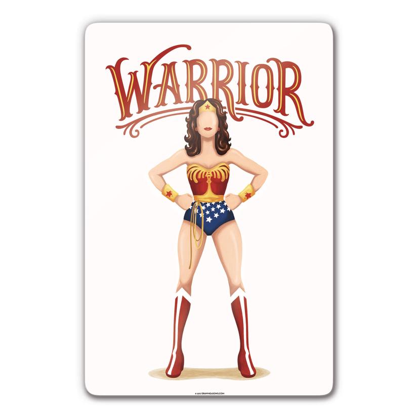Tableau en verre Tohmé - Wonderwoman