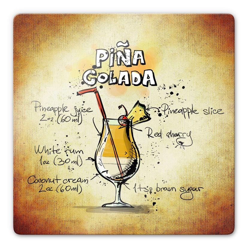 Glasschilderijen Pina Colada