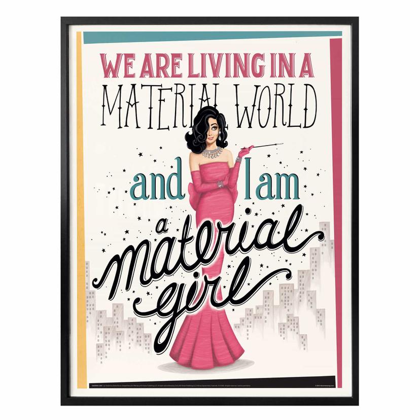 Póster Tohmé - Material Girl