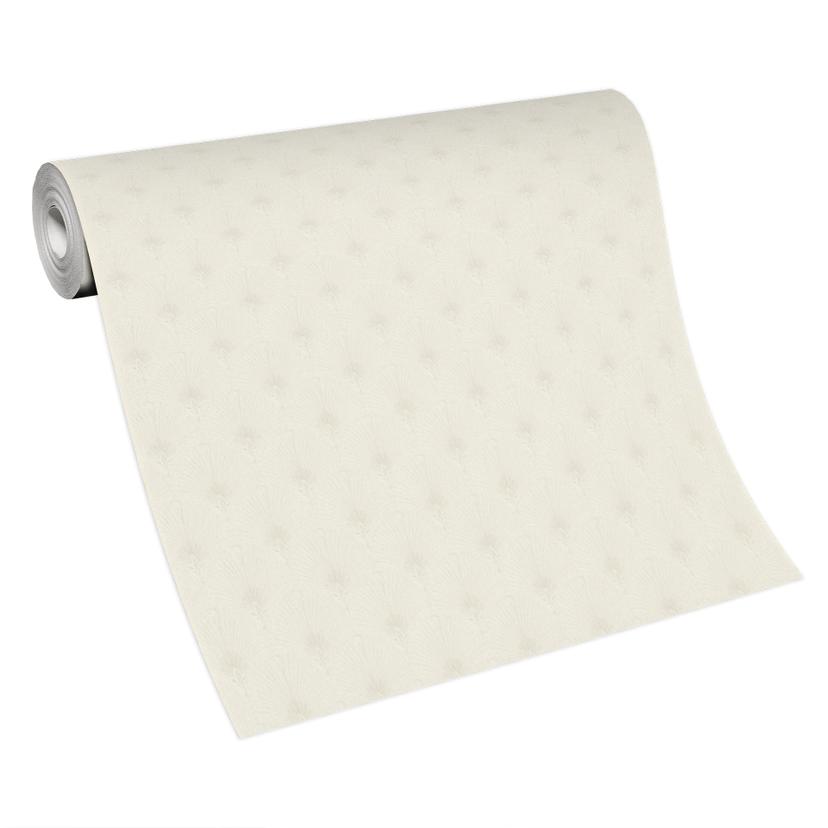 Carta da parati a ventaglio, tessuto non tessuto Erismann Versailles crema