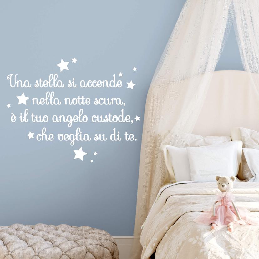 Wandtattoo Una stella si accende