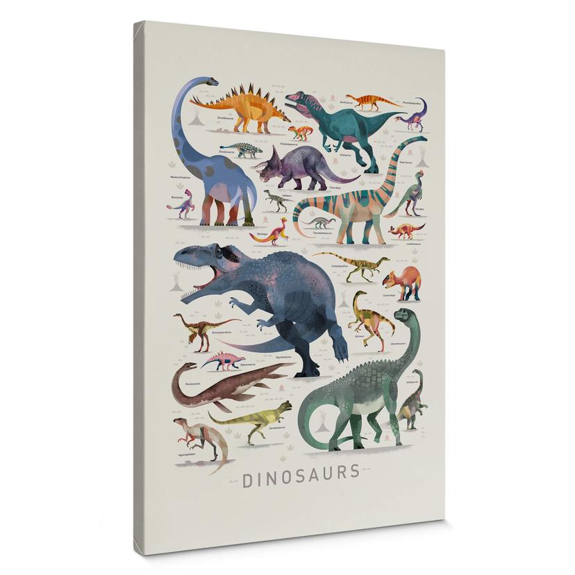 Tableau sur toile Braun - Dinosaures Part 2