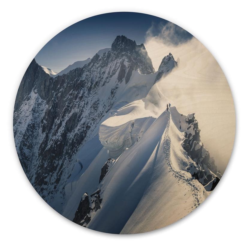 Billede af træ på toppen af Mont Blanc - Nienartowicz - Round