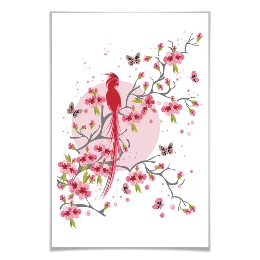 Poster - Oiseau paradisiaque